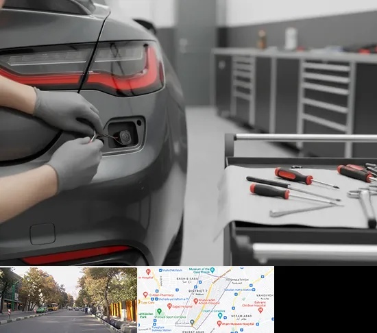 نصب سنسور و دوربین دنده عقب در شریعتی