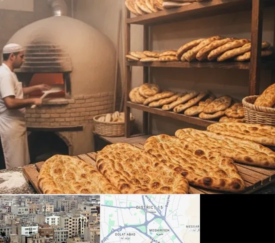 نانوایی در جنوب شرق تهران