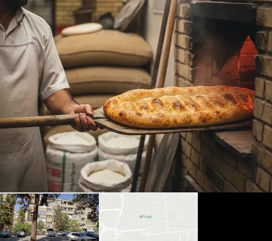 نانوایی بربری در دولت آباد