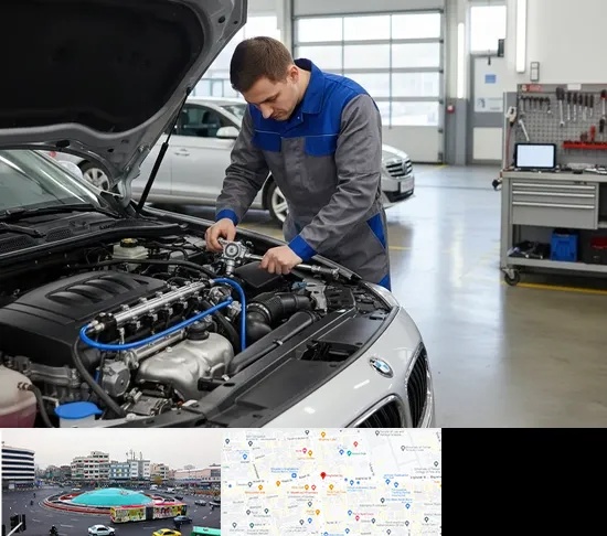 تعمیرگاه CNG در میدان انقلاب