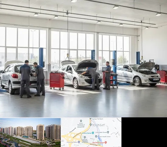 تعمیرگاه پژو در المپیک