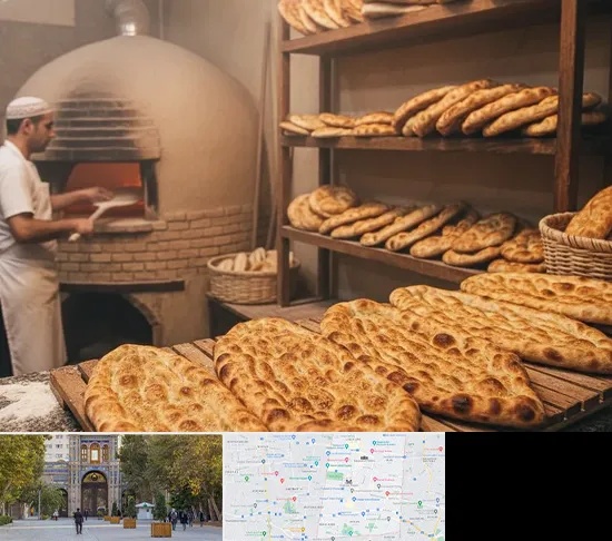نانوایی در منطقه 12 تهران