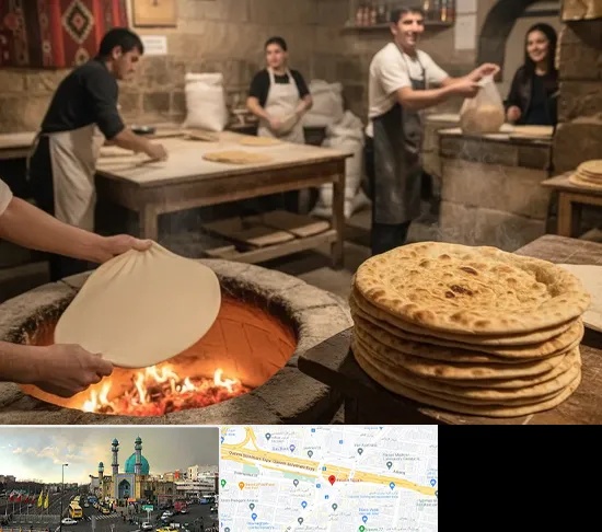 نانوایی لواش در رسالت