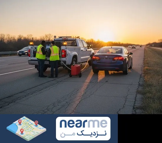 امداد بنزین در نزدیک من