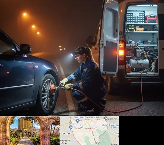 آپاراتی سیار در شهر ری