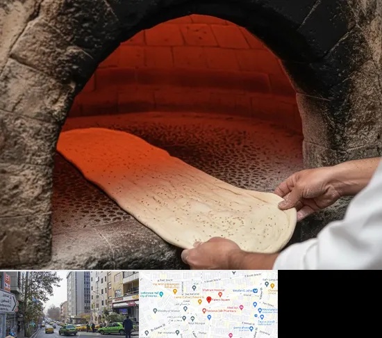 نانوایی سنگکی در فاطمی