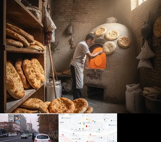 نانوایی تافتون در کارگر شمالی