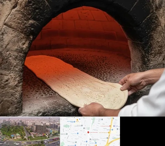 نانوایی سنگکی در آیت الله کاشانی