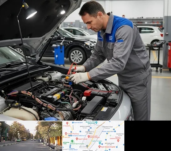 خدمات برق و سیم کشی خودرو در شریعتی