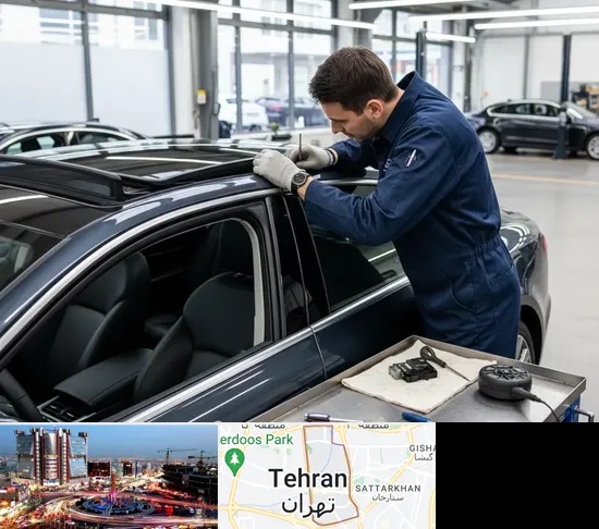 تعمیر سانروف خودرو در صادقیه