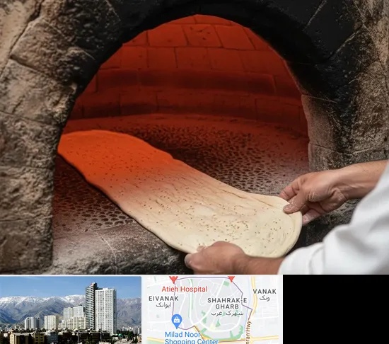 نانوایی سنگکی در شهرک غرب