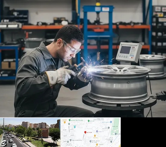 تعمیر رینگ در شهرک آزمایش