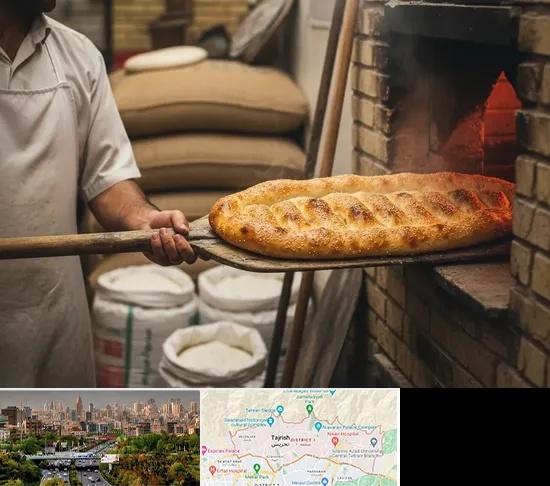 نانوایی بربری در منطقه 1 تهران