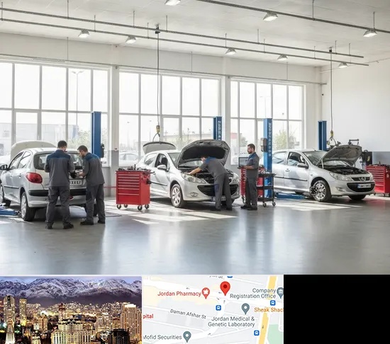 تعمیرگاه پژو در جردن