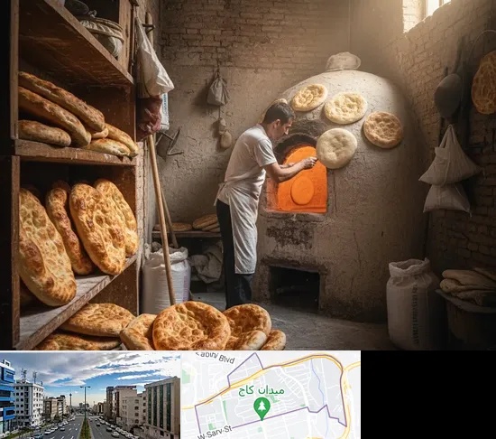 نانوایی تافتون در سعادت آباد