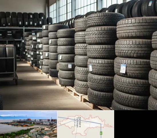 فروش لاستیک دست دوم در بندر ترکمن