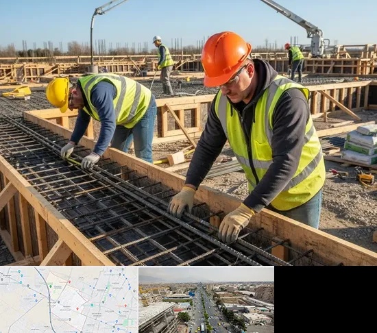 آرماتوربندی و بتن ریزی در حصارک کرج