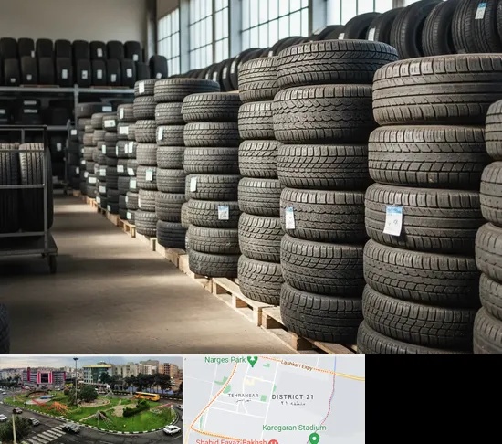 فروش لاستیک دست دوم در تهرانسر