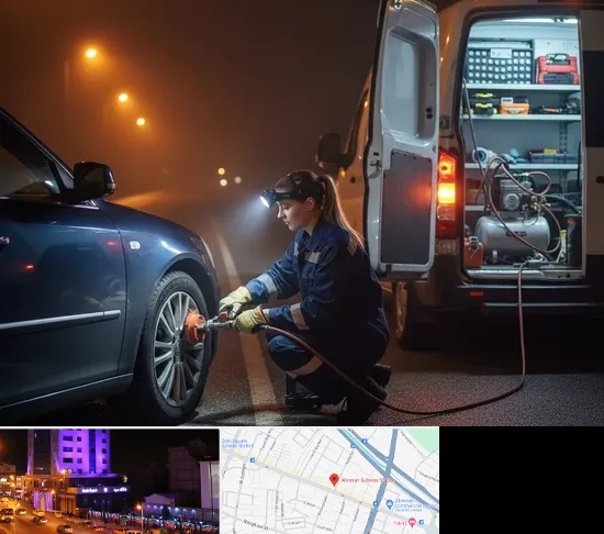 آپاراتی سیار در آبرسان تبریز