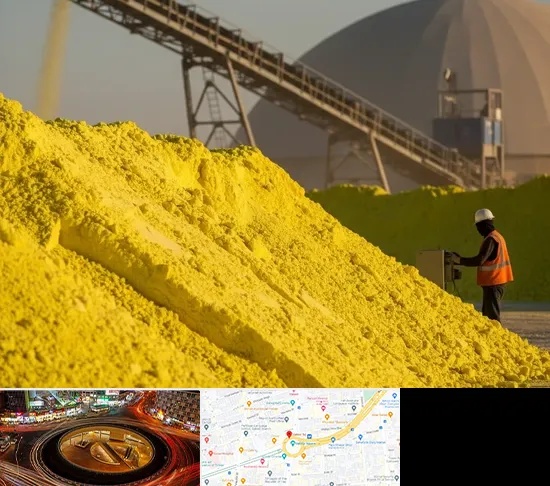 فروش گوگرد معدنی در میدان ولیعصر