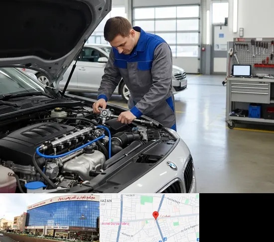 تعمیرگاه CNG در نصف راه تبریز