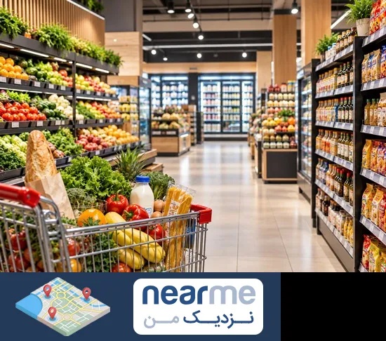 سوپرمارکت و هایپرمارکت در نزدیک من