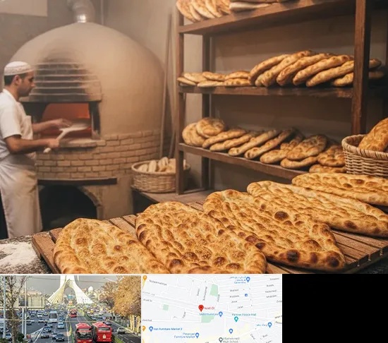 نانوایی در خیابان آزادی