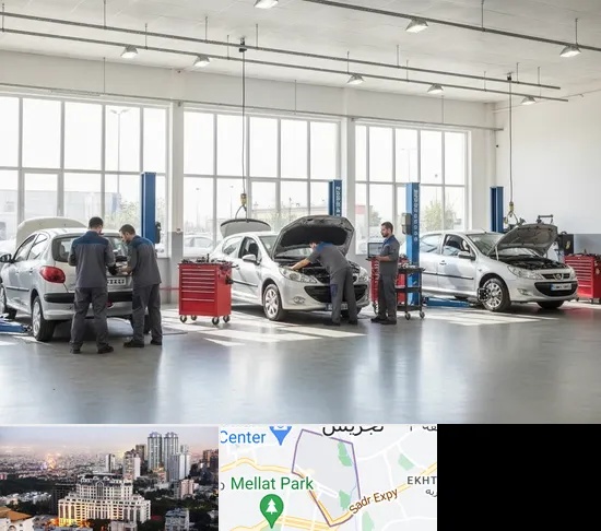 تعمیرگاه پژو در الهیه