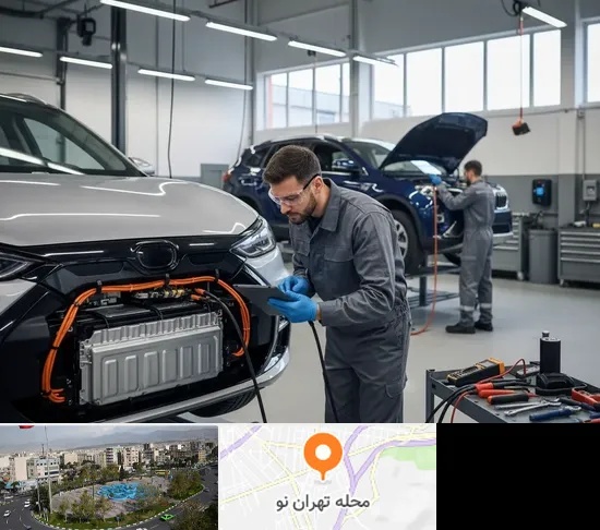 تعمیرگاه خودرو برقی در تهران نو