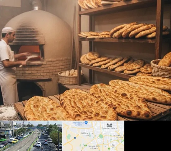 نانوایی در جنوب تهران