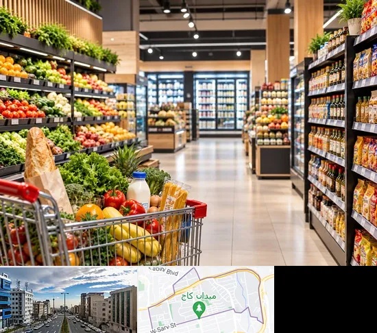 سوپرمارکت و هایپرمارکت در سعادت آباد