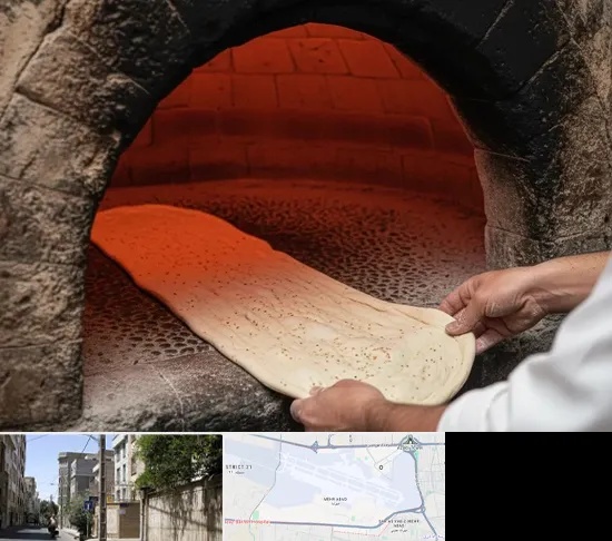 نانوایی سنگکی در مهرآباد
