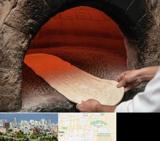 نانوایی سنگکی در شرق تهران