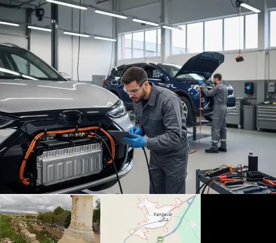 تعمیرگاه خودرو برقی در کنگاور