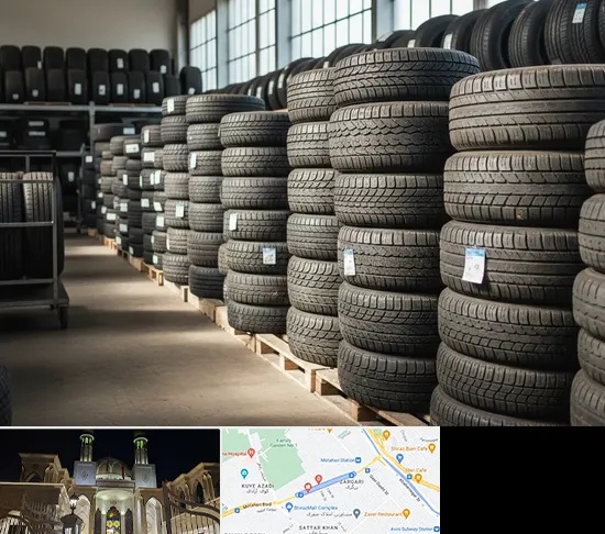 فروش لاستیک دست دوم در زرگری شیراز
