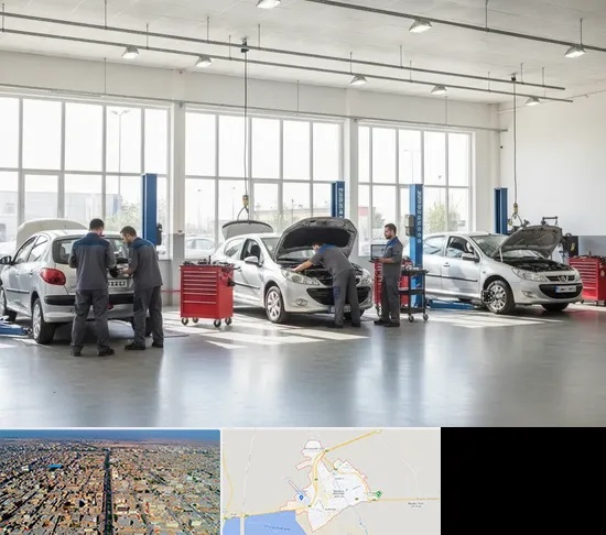 تعمیرگاه پژو در بندر ماهشهر