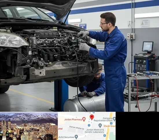 گازسوز کردن خودرو در جردن