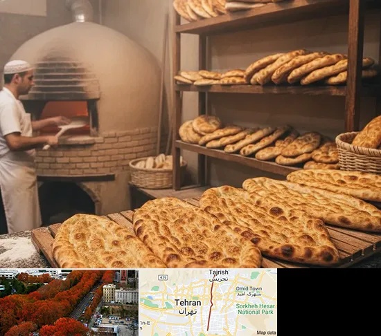 نانوایی در ولیعصر
