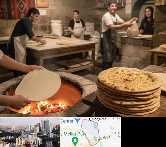 نانوایی لواش در الهیه
