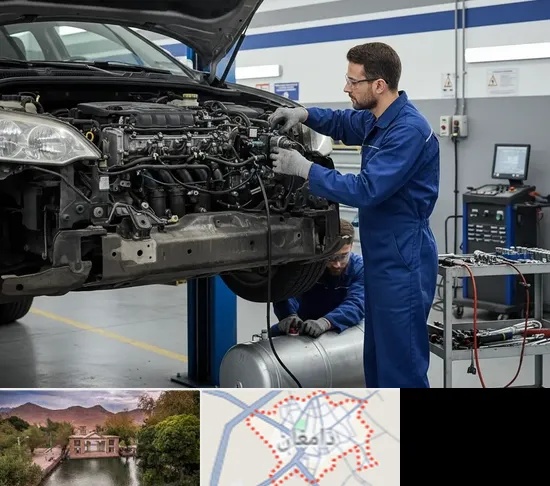 گازسوز کردن خودرو در دامغان