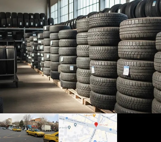 فروش لاستیک دست دوم در شهناز تبریز