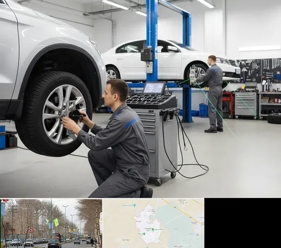 بالانس و تنظیم فرمان در نظرآباد کرج
