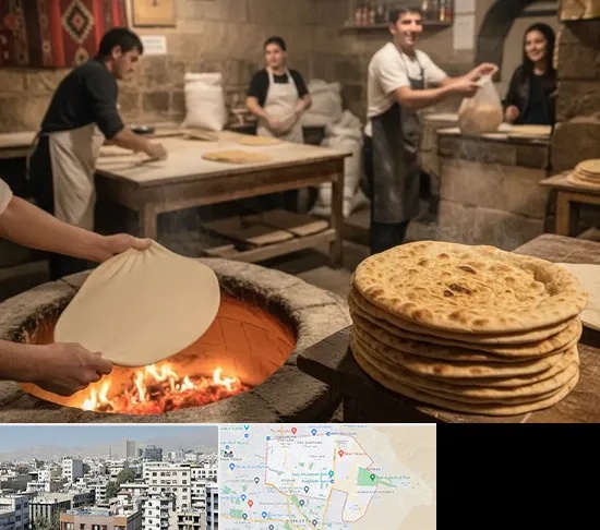 نانوایی لواش در منطقه 14 تهران