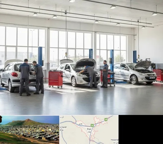 تعمیرگاه پژو در بیجار