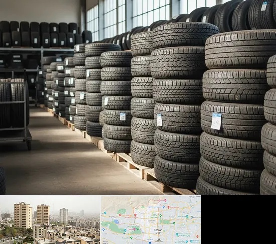 فروش لاستیک دست دوم در منطقه 5 تهران