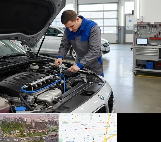 تعمیرگاه CNG در آیت الله کاشانی