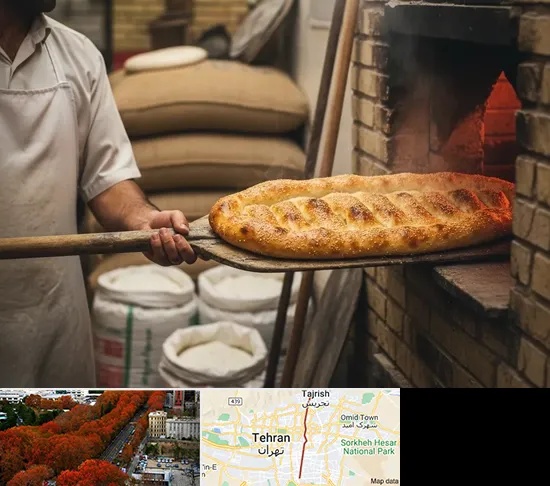 نانوایی بربری در ولیعصر