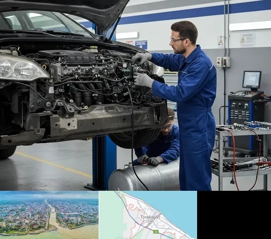 گازسوز کردن خودرو در تنکابن