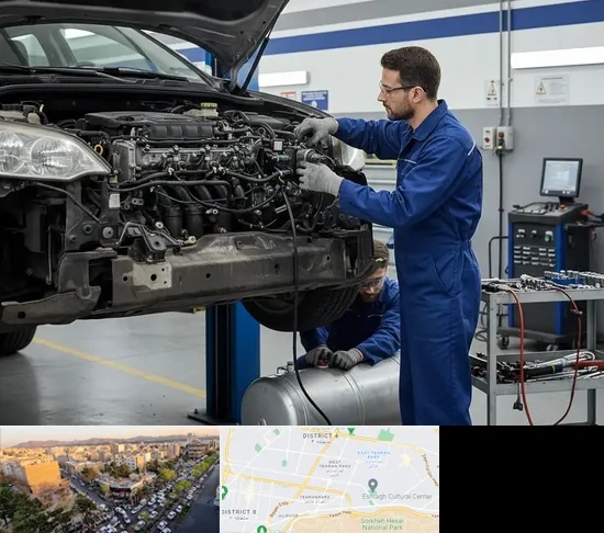 گازسوز کردن خودرو در تهرانپارس