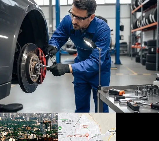 تعمیر ترمز خودرو در عظیمیه کرج